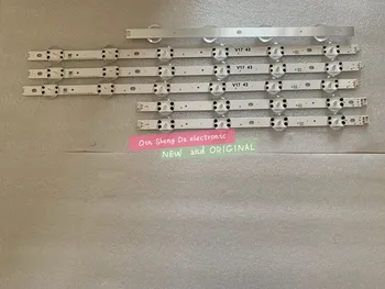 

400PCS=200PCSX 6LED +200PCSX4LED WE1 55V0 E74739 94V-0 43" V17 ART3 2867 Rev0.3 1 10leds (6LED+4LED)85cm