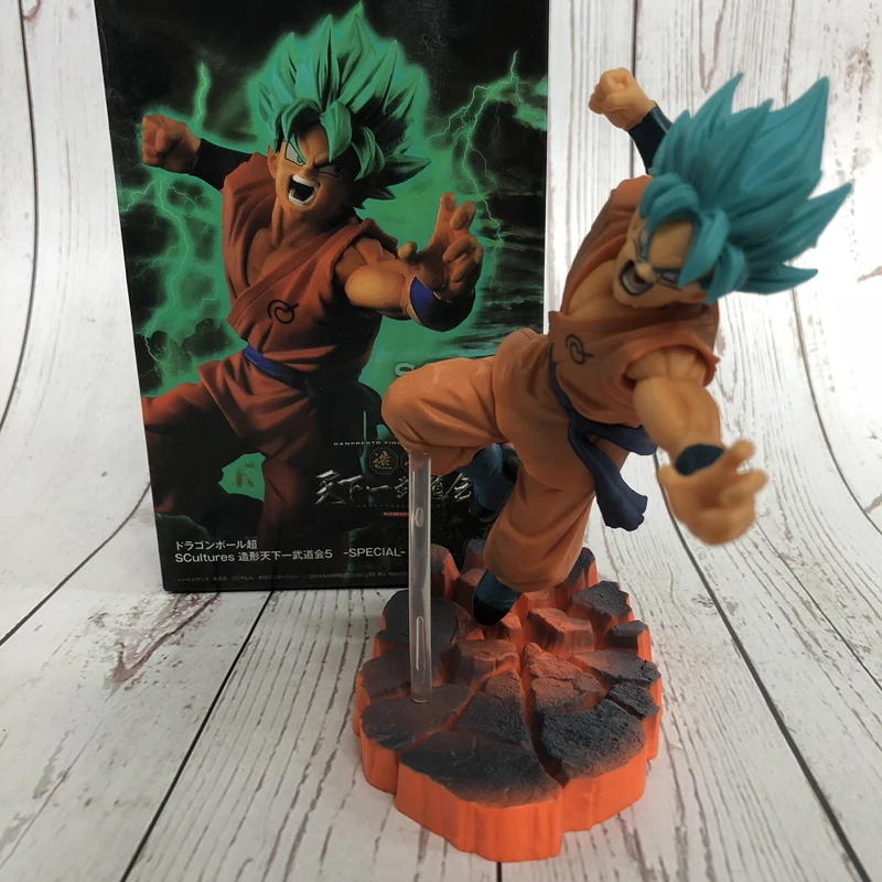 2 шт./партия Dragon Ball Z Son Goku VS Frieza ПВХ экшн-фигурка Драконий жемчуг зет Супер Саян Гоку золото Frieza конфронтация модель игрушки 15 см - Цвет: Goku boxed
