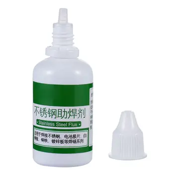 

Powerful Rosin Soldering Agent No-clean Flux Stainless Steel White Plate Iron 18650 Battery Welding Water Liquid Flux