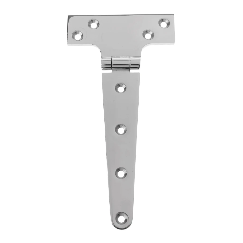 T Hinge Heavy Duty Strap Tee Hinge for Shed Door Barn Door Storage Window Marine Boat 4/6/8inch