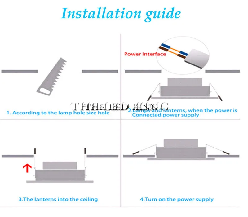 Dimmable 360 Angle Rotatable LED Ceiling Spot Light 5W 7W 10W 12W 15W round LED Recessed Downlight with AC 85-265V LED Driver