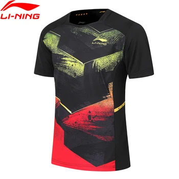 

Li-Ning Men Table Tennis Competition T-Shirts Top Breathable Comfort Regular Fit LiNing li ning Sports Tee AAYP349 MTS3150