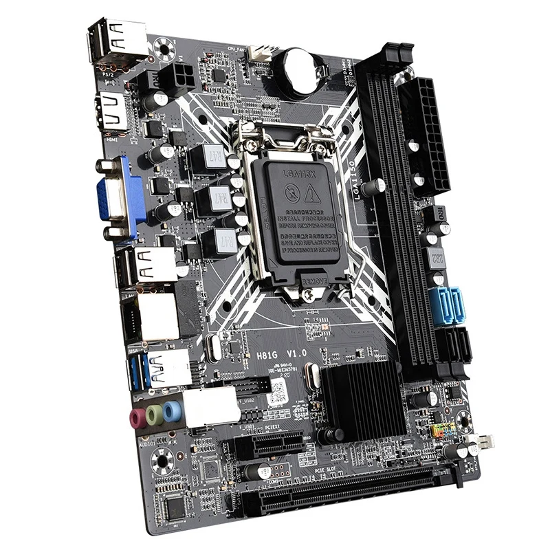 H81G компьютерная материнская плата поддержка ядра Celeron/Pentium E3 V3 LGA1150 полный спектр