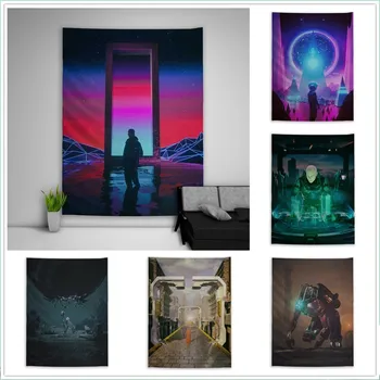 

Punk Trippy Hippie Fantasy Tapestry Art Wall Hanging Sofa Table Bed Cover Home Decor Dorm Gift