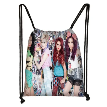 

Custom Little Mix Drawstring Bag Daypack Kids Satchel Casual Backpack Teenager Storage Bag Women Men 32x38cm*181031-03-22