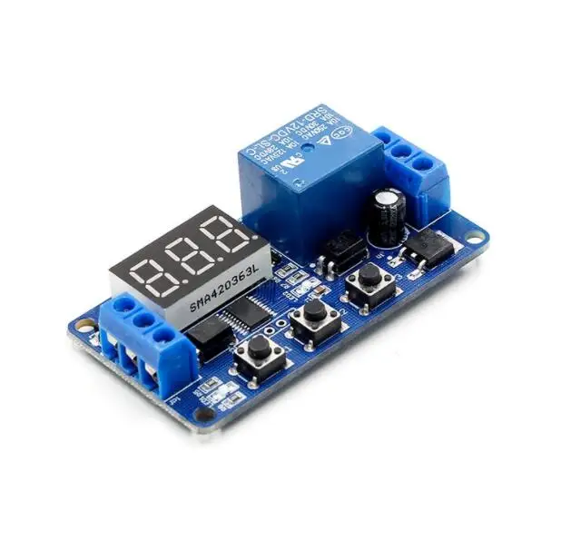 

Delay on/off external trigger switch / 12V relay cycle control time module countdown