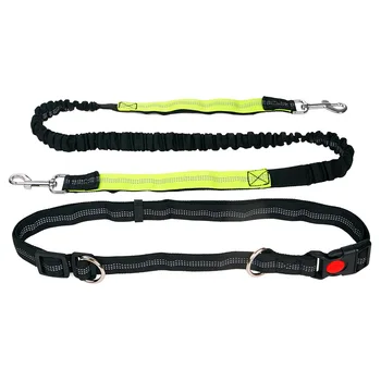 

Dog Running Leash Nylon Elastic Hand Free Waist Reflective Belt Walking Rope Pet Dogs Rottweiler Training Accessories Jogging