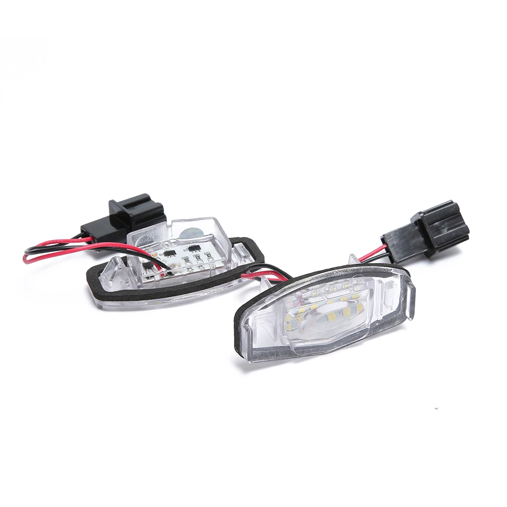 2 шт. 18 светодиодный фонарь номерного знака для honda/Accord/Odyssey/Acura/TSX/Civic 01-05 автомобильный светодиодный лампочка для honda