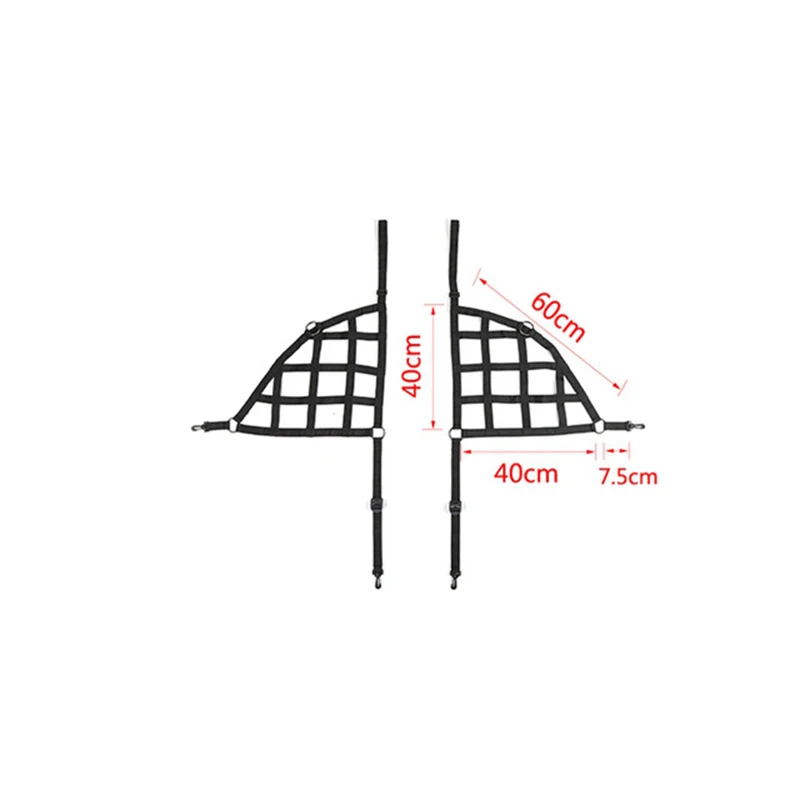 Car Roof Cover Roof Trunk Luggage Rack Multi-Function Network for Jeep Wrangler Jk 2007- Car Shape Installation Network