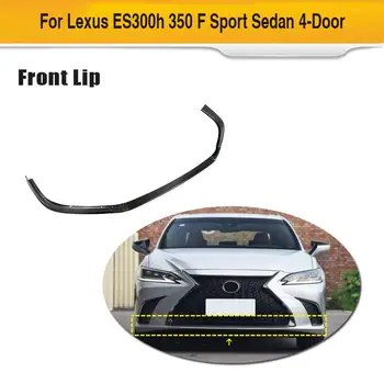 

Carbon Fiber Front Bumper Lip Spoiler Splitters For Lexus ES F-Sport 2018 2019 Black FRP Front Lip Spoiler 3 pcs/set