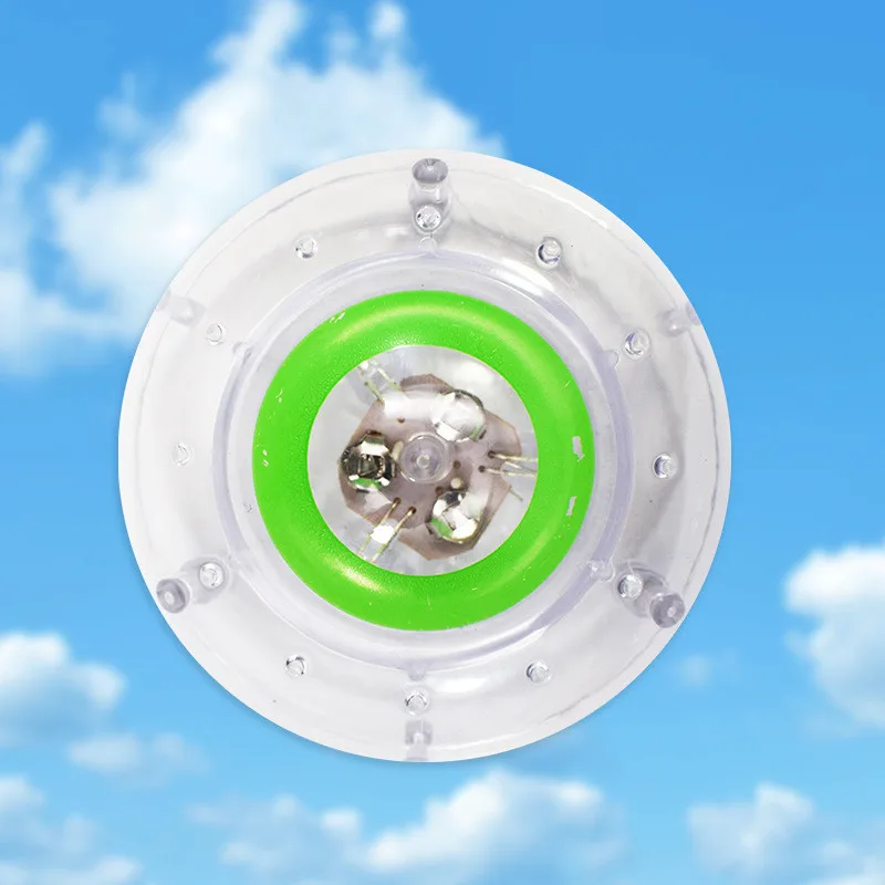 Green LOOZYKIT светильник для ванной, плавающая лампа, светодиодный, разноцветный, мигающий, для ванной комнаты, пруда, бассейна, спа-ванны, игрушки, вечерние, для детей, ночной Светильник для ванной - Цвет: Green