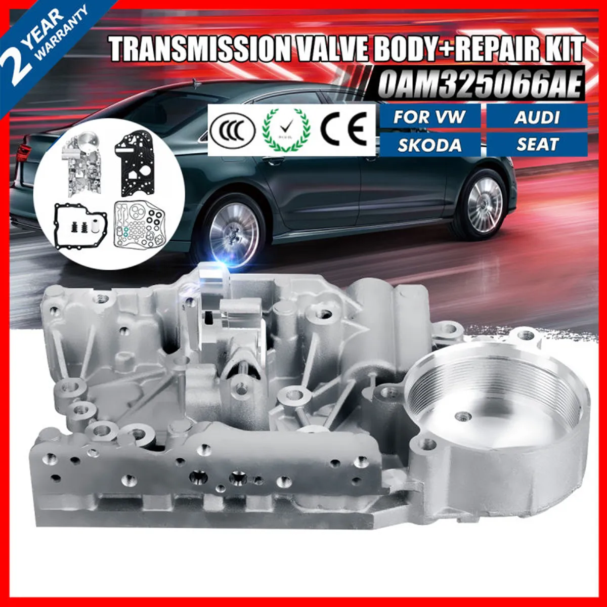 

DSG DQ200 Transmission Valve Body+Repair Kit Replacement Parts For VW/AUDI/SKODA/SEAT 0AM325066AE Automatic Transmission Valve