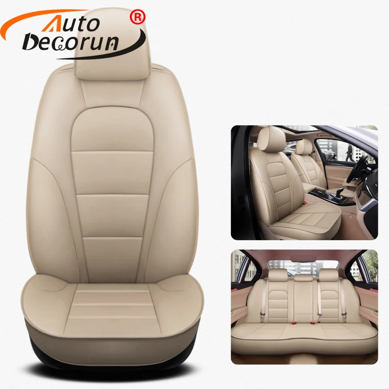Чехлы AutoDecorun на автомобильные сиденья из воловьей кожи для Ford Mondeo mk4 2015 2018|Чехлы