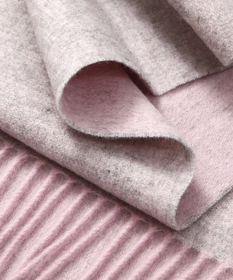 Wolle Schal Frauen doppelseitige Winter Frauen Kaschmir Schal Pashmina Schals Und Wraps Weiblich Foulard Hijab Wolle Stolen Schals – Detail 19