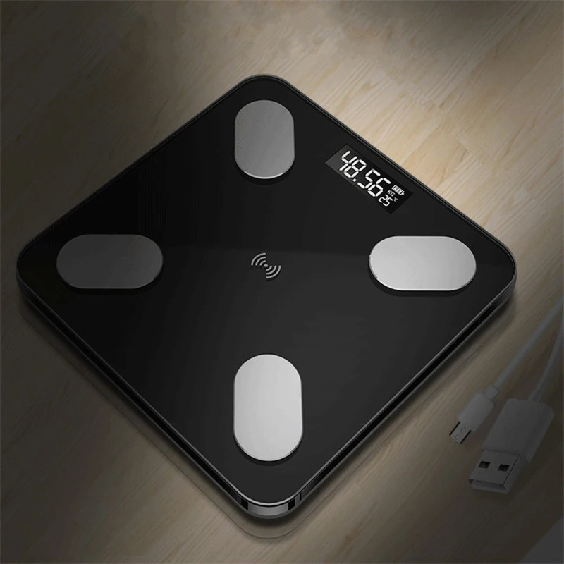 Hot Bluetooth Precision Weight Scale BMI Weight Smart Weight Scale New LED Digital Bathroom Weight Body Composition Analyzer