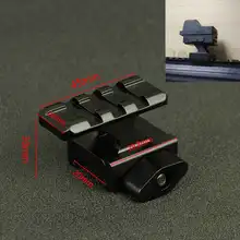 Тактический QD Lockdown Серии легкий стояк крепление 3 слота с 20 мм планки Picatinny и Weaver адаптер база прицел пистолет