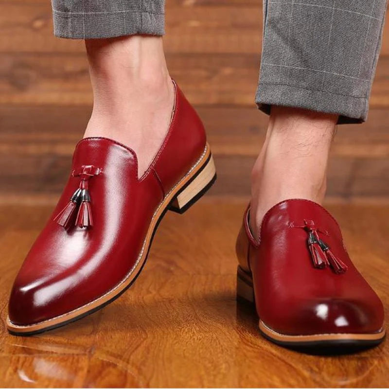 red bottom loafers cheap