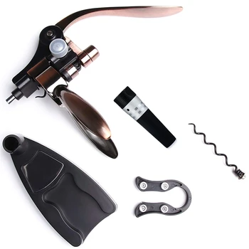 

Wine Opener Wine Accessories Wine Corkscrew The Best Wine Tool Kit For Women Large Manual Rabbit Wine Set For Men Lever Cork Ope