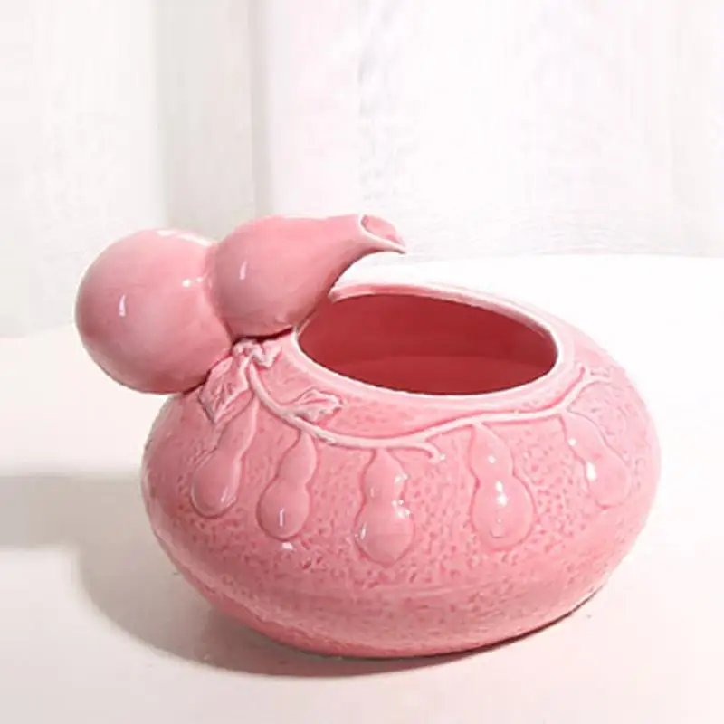 pink Porcelain Pet Drinking Fountains Portable Cat Dog Automatic Drinkers Water Bowl for Pets Drinking Water Dispenser 170x120mm - Цвет: pink