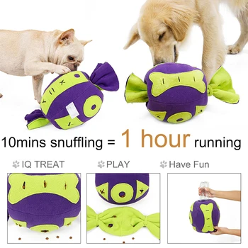 

Candy shape Pet Dog Cat Toys Plush Squeak Sound Dog Toys Funny Chew Molar Training Teething Toy Fit for All Pets