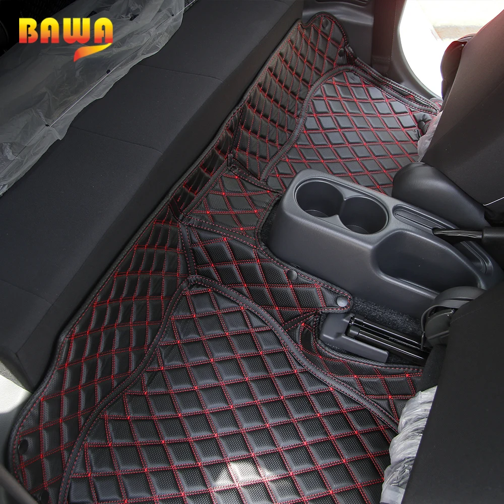 BAWA коврики для Suzuki Jimny 2007+ аксессуары для салона автомобиля кожаные ковры накладки для ног для Suzuki Jimny 2007
