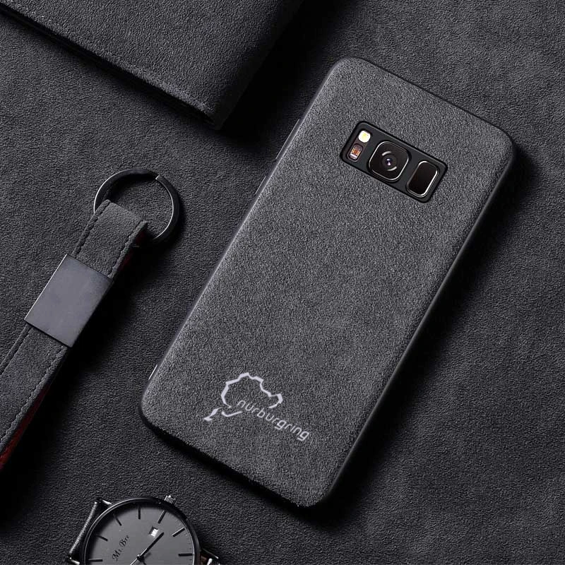 Роскошный кожаный чехол для телефона samsung Galaxy S10 Plus S10E S8 S9 S9P Note 8 9 10 Plus, силиконовый чехол с логотипом автомобиля Бэтмена - Цвет: Nurburgring
