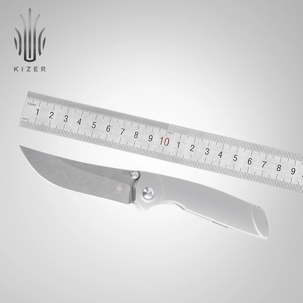 

Kizer tactical knife KI4517 Shamshir 2020 new arrivals designed by Azo S35VN steel knife hand tools