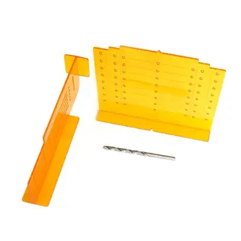 

Multi-functional Woodworking Hinge Drilling Non-rusting Holes Punching Drill Hole Opener DIY Tool for Template Door Cabinet