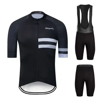 

2020 Ralvpha Cycling Set Man Cycling Jersey Short Sleeve Bicycle Clothing Kit Mtb Bike Wear Triathlon Uniforme Maillot Ciclismo