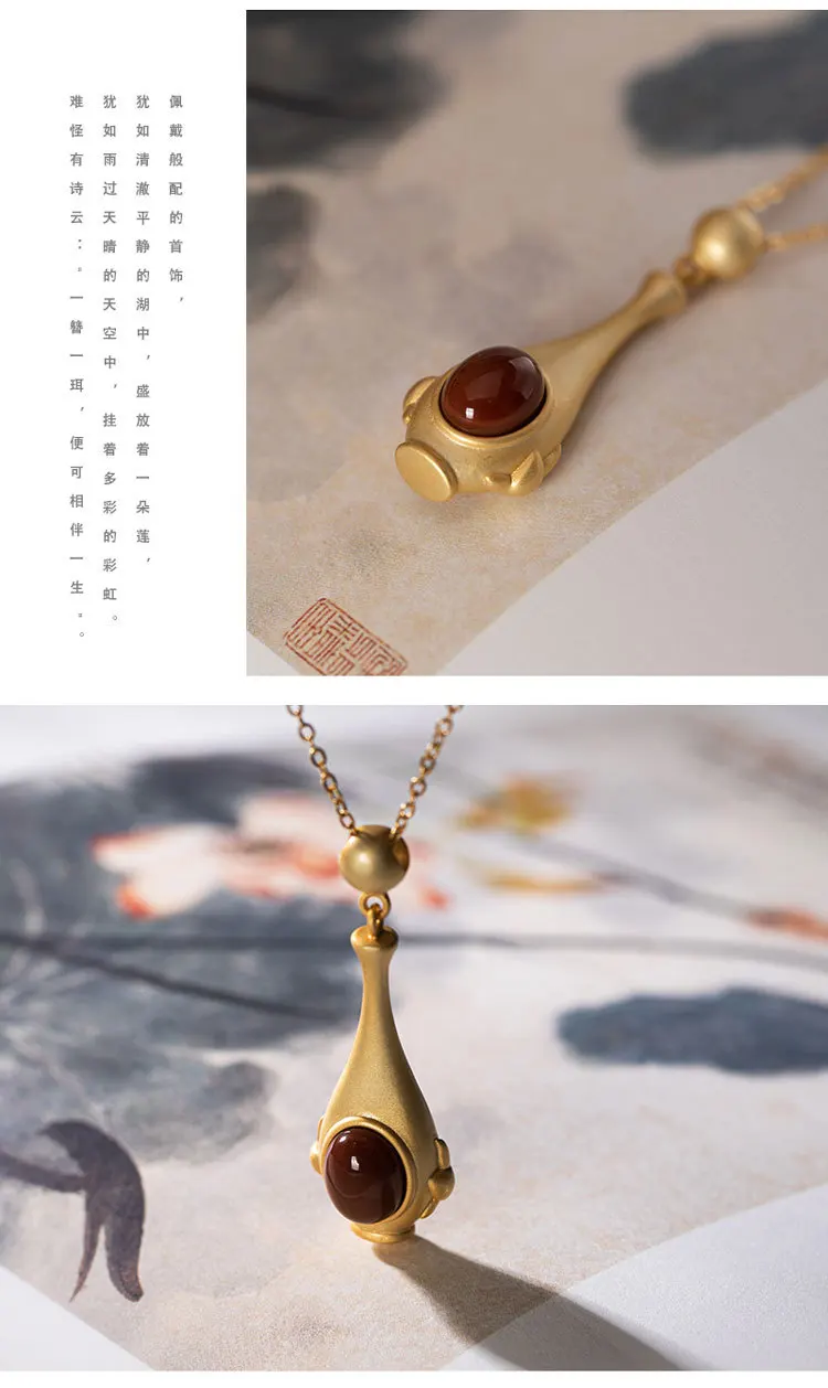 Безглицкое ожерелье "ВОДОЛЕЙ" для женщин, созвездие, хорошее ювелирное изделие, позолота, Настоящее серебро 925 пробы, подвески+ цепочки, агат, ювелирное изделие P757