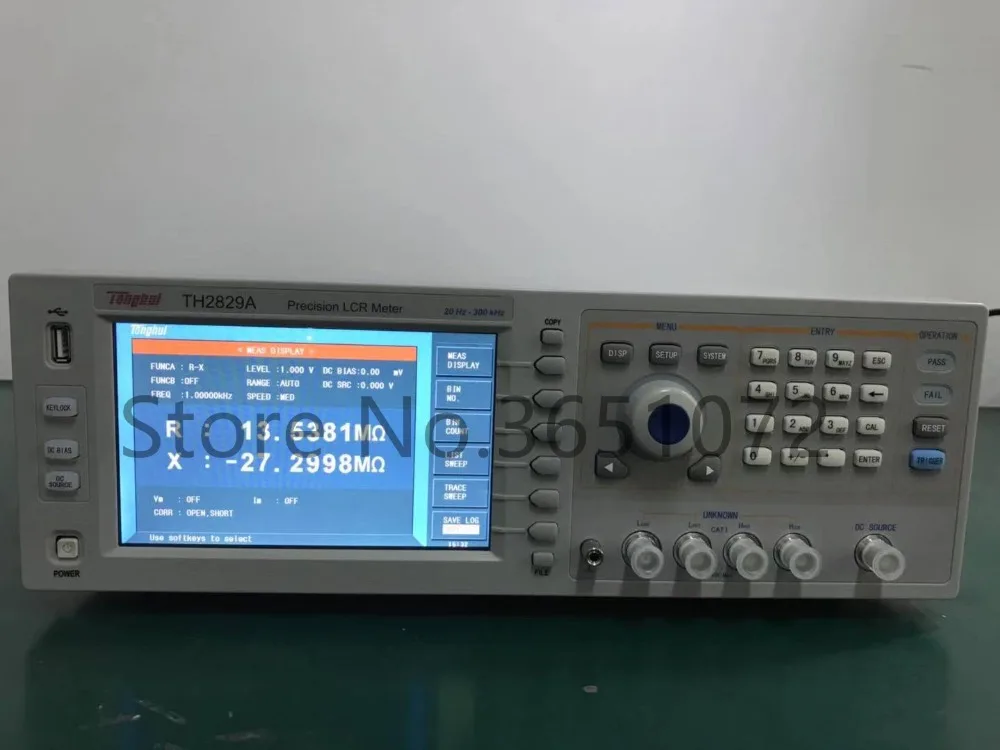 TH2829A 20 Гц-300 кГц Прецизионный Цифровой LCR измеритель непрерывной частоты RLC метр