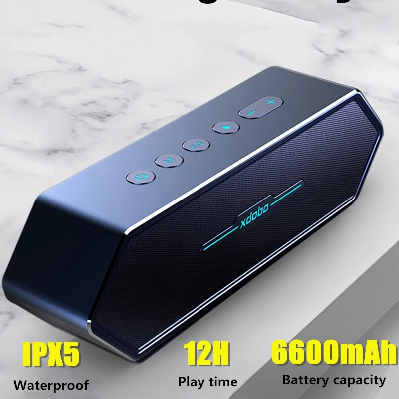 6600mAh Super bass bluetooth speaker outdoor