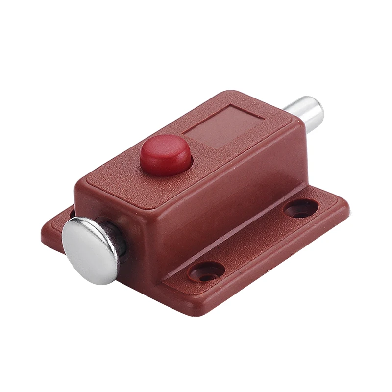 4pcs Practical spring Door Bolts Plastic ABS Latch Lock Slide Locker Window Cabinet Box Cupboard Home DIY Furniture Hardware door latch