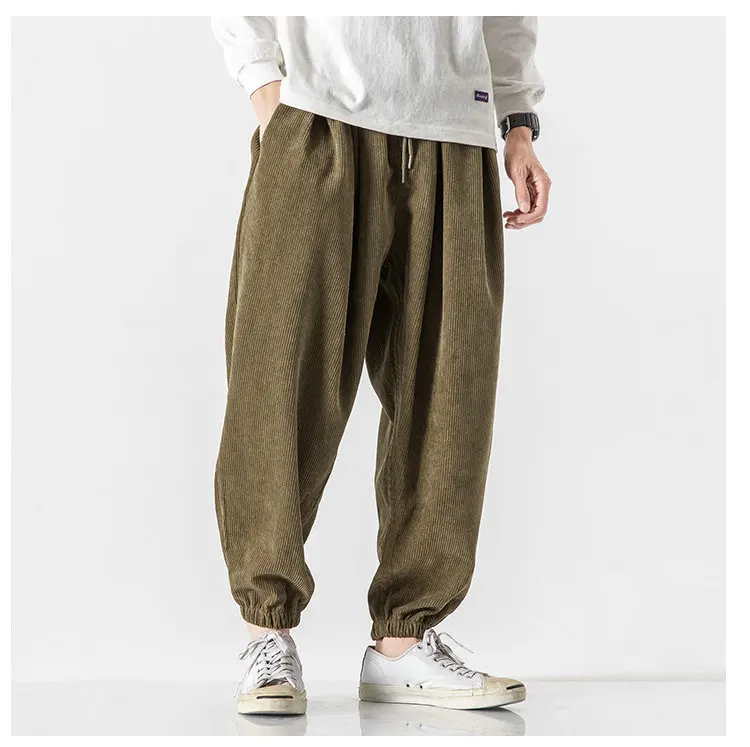 Streetwear Men’s Harem Pants Loose Mens Plus Size Joggers Pants New Male Women Casual Trousers Fashion Cotton Sweatpants M-5XL harem joggers