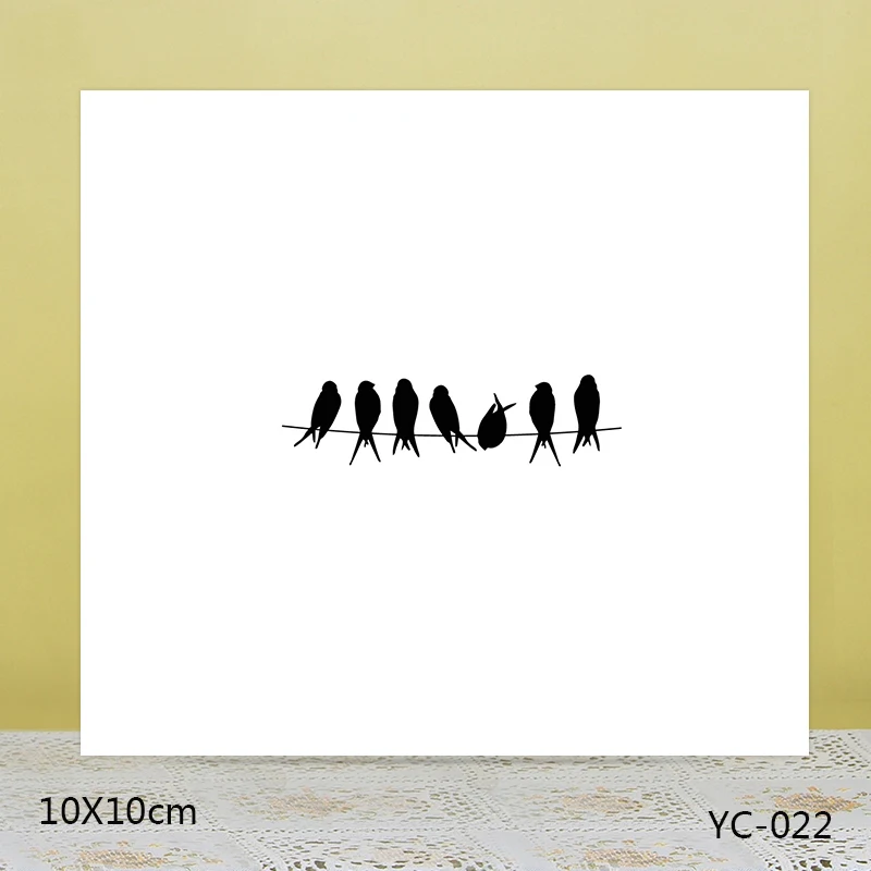 

AZSG bird Clear Stamps/Seals For DIY Scrapbooking/Card Making/Album Decorative Silicone Stamp Crafts