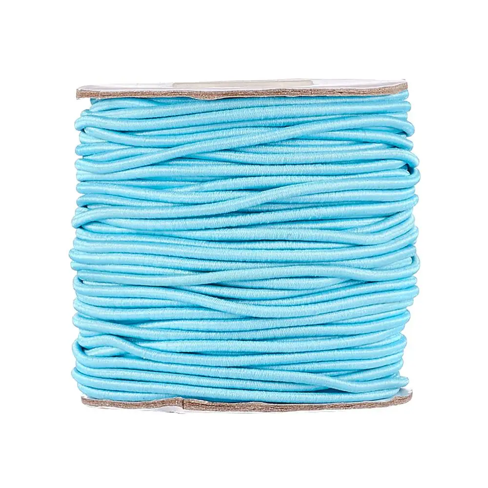 Waxed Cotton Cord For Bracelets Necklace Making DIY Finding Black 0.5mm 90M
