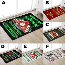 Коврик для прихожей, кухни, резиновый коврик для двери, Рождественский Санта Клаус, домашний декор, ковер для гостиной, противоскользящий пылезащитный коврик, дверной проем