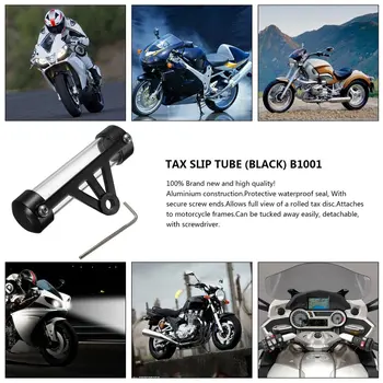 

New Black Waterproof Motorcycle Motorbike Tube Disc Cylindrical Holder Frame Real Motorcycle Accessories free Shipping