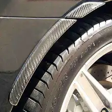 AMG стиль Настоящее колесо из углеродного волокна дуговое колесо отделка спойлер для Benz W204 C-CLASS C200 C230 C280 C300 C250 C180 C350 08-2012 M075
