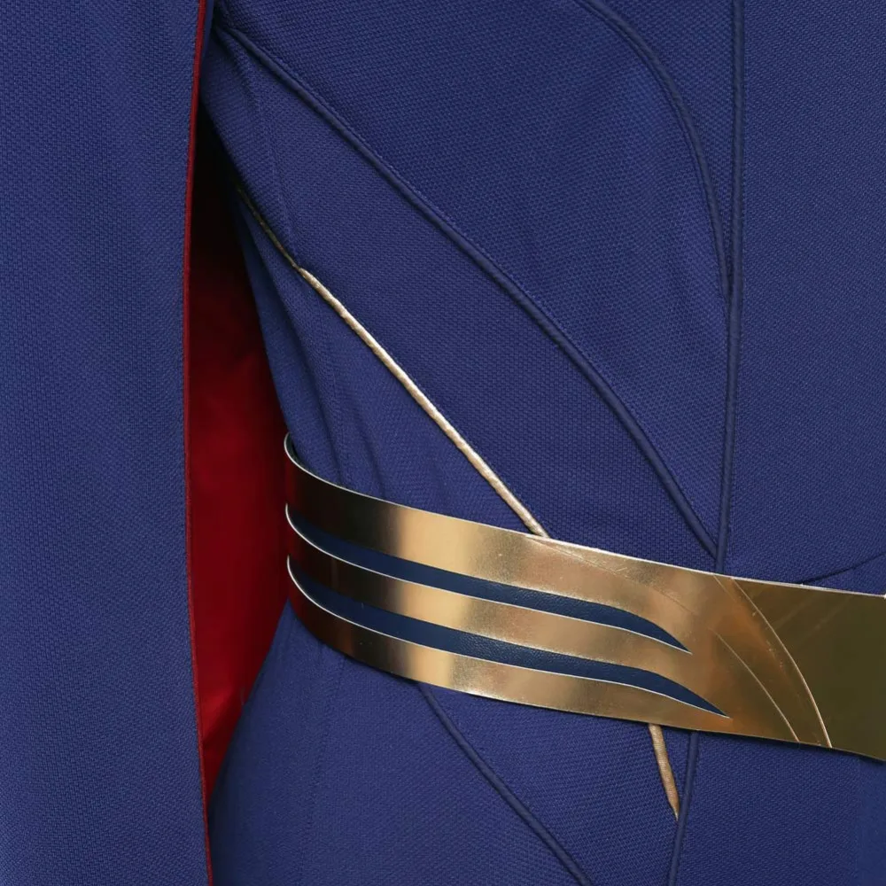 Супергерл сезон 5 Kara Zor-El Danvers костюм для косплея плащ-комбинезон ботинки с ремнем карнавальный костюм на Хэллоуин женская униформа