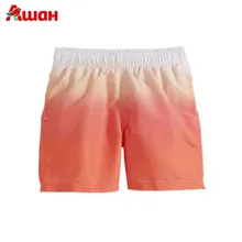 Шорты пляжные на резинке оранжевые In Extenso