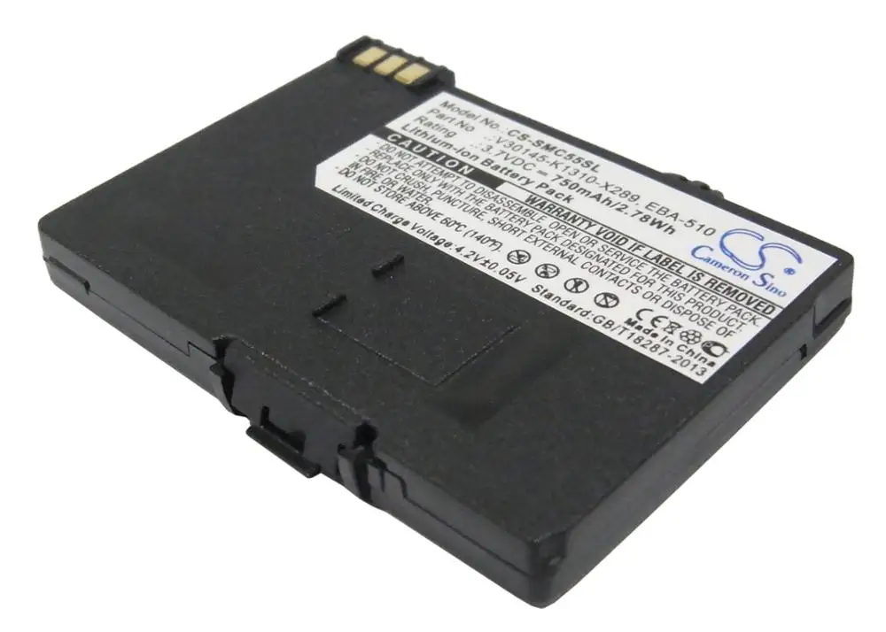 Обновление! Cameron Sino для Siemens A51 A52 A55 A56 A57 C55 C56 C60 C61 C70 C71 CT56 M55 M56 M60 MC60 S55 батарея|battery