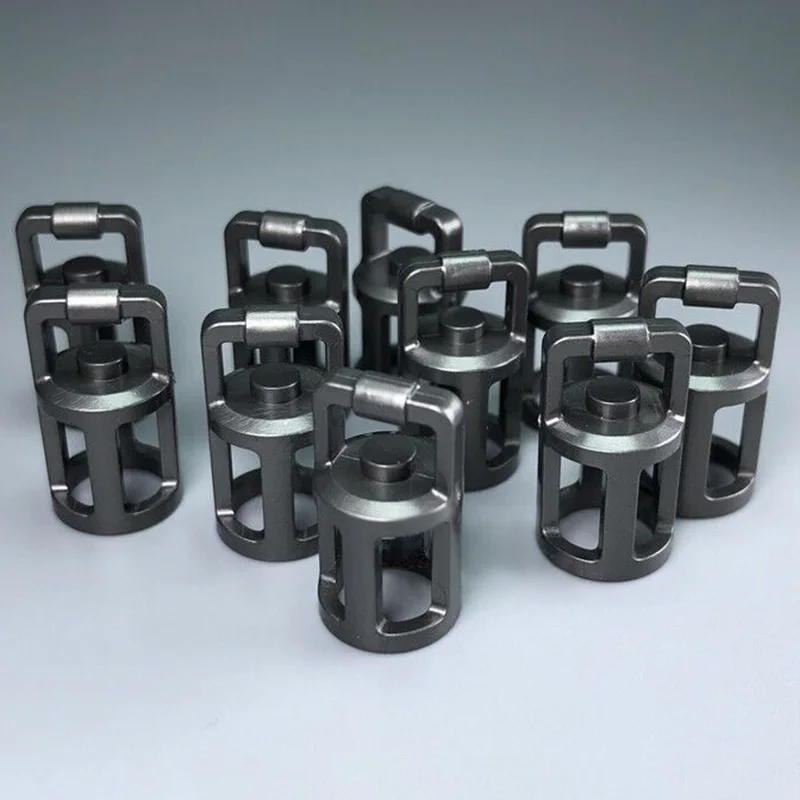 10Pcsset Portable Lamp Searchlight Lantern Lights Building Blocks MOC Figures Accessories Bricks DIY Kids Educational Toys (5)