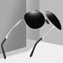 Летние поляризованные солнцезащитные очки мужские для вождения Мужские Винтажные Солнцезащитные очки для мужчин квадратные черные зеркальные брендовые дизайнерские очки UV400