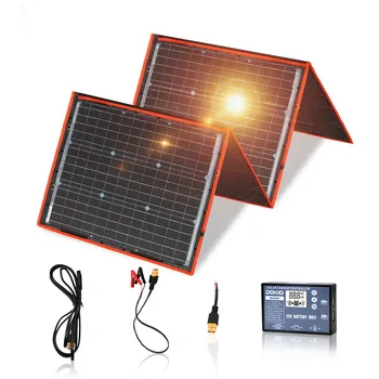 

Dokio 18V 150W Solar Panel monocrystalline Charge 12V Portable Foldble Solar Panel China For Boats/Out-door Camping/Car/RV