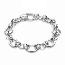 13 мм звеньевая цепочка, браслеты в горошек, круглый круг, 925 пробы, серебряная манжета, браслет, модные, хорошие, крутые ювелирные аксессуары, подарки для женщин и мужчин