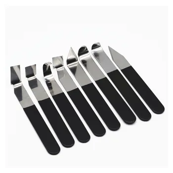 

8pcs/set Ceramic Pottery Art Clay Craft Cutter Craftsmanship Tools Stainless Steel Handle Rubber Sleeve Ceramics Tool
