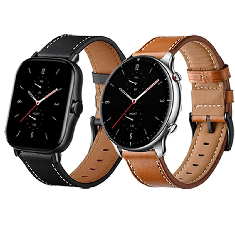 

Bracelet For Xiaomi Huami Amazfit GTR 4/3 Watch Strap Leather Watchband Xiaomi Amazfit GTS 4/2 Mini Bracelet Milanese Wristband