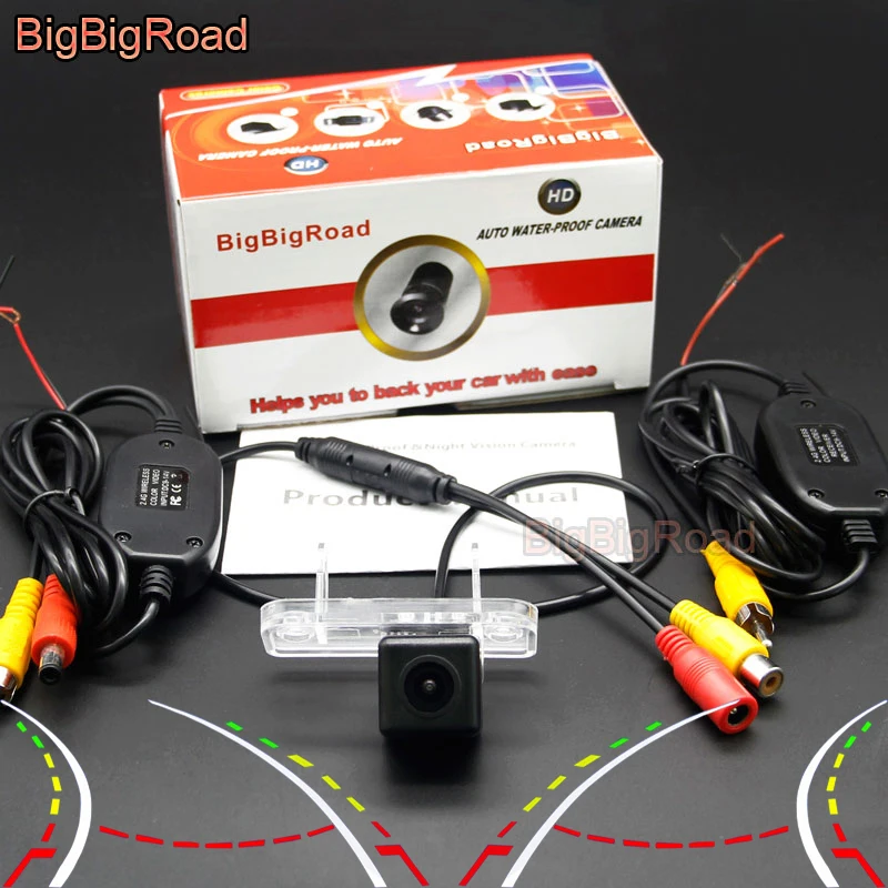 BigBigRoad для Mercedes Benz CLC Class CL CL203 2008-2011 SLK Class 350 320 300 280 230 Автомобильная камера заднего вида автоматический резервный монитор - Название цвета: Wireless Intelligent