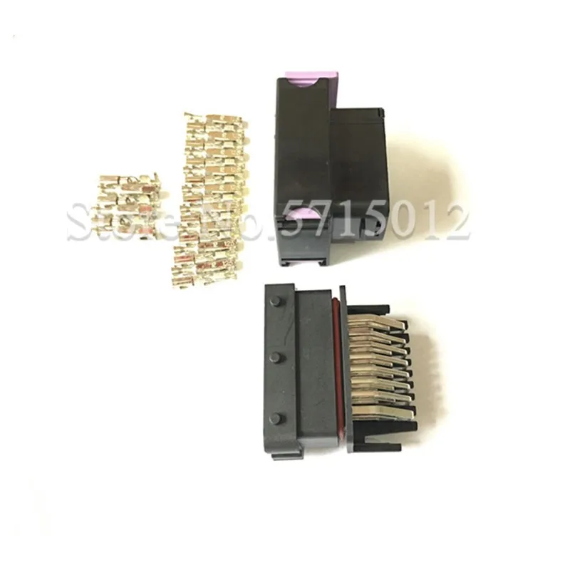 24 Отверстия Way FCI 211PC249S8005/211PC249S8005 автомобильный разъем штекер гнездо ECU PCB черный